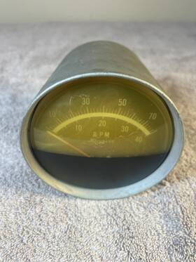 Mi-310 Heathkit Vintage Tachometer 0-8000 Rpm Panel Mount Green Light Untested