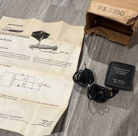 03b0015 Heathkit Ps-2350 Vintage Converter Charger W Schematic 1979 Cat No. 9v