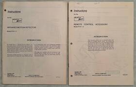 Rta-1-2 Heathkit Rta-1-1 Hero Manuals Unchecked Rt-1 Robot Heath/zenith Vintage
