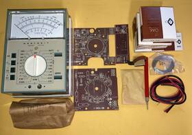 Im-104 Heathkit Vm-104 Vintage Unbuilt Vom Multimeter With Original Manual Box