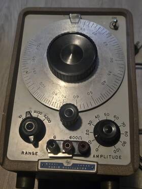 200ab Hewlett Packard Hp Vintage Audio Oscillator Tested
