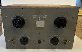 320b Hewlett Packard Rare Vintage 1940/50 Distortion Analyzer Model Untested