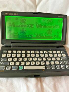 320lx Hewlett Packard Hp Handheld Pc In Working Condition 1996