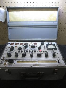 Hickok Tv3/u Rare 1953 Tv-3/u Tube Tester W Extras Navy Version Bin 350 Shipped