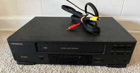 Vt-m190a Hitachi Video Cassette Recorder Tested With Audio/video Cable No Remote