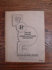Hq-180 Hammarlund Original Series Receiver Technical Description Operating