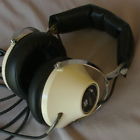 Hr-50x 8q Toshiba Headphones Vintage Beige Black Plug In