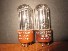 5y3wgta Hytron 5w3wgta 2 Nos To Strong Testing Jan-chy Radio Audio Tubes