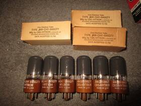 6v6gty Hytron 6 Nos Nib To 100% 1950s Radio Guitar Audio Tubes