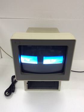 H2hf804687 Ibm 9614 Vintage 13 Inch Crt Monitor Type Working Free Shipping