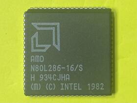 N80l286-16 Intel 1 X Genuine N80l286-16/s Amd / New 16 Mhz Plcc68 Cpu Microprocessor Ic