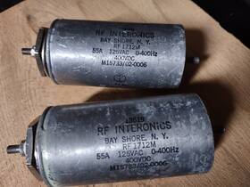 1712m Interonics 2 Rf Radio Frequency Filters 55a 125vac 400hz Lot Of 2pcs