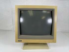 Cm1402 Intra Electronics Crt Color Monitor - Powers On Works. Read. For Parts
