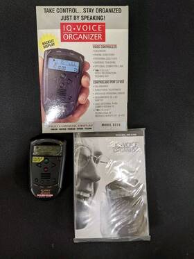 6315 Iq Voice Vintage Pocket Organizer Mdl 512kb/15 Min Multilingual And Backlit