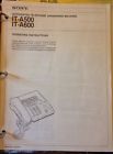 It-a500-a600 It-a500-600 Sony Integrated Telephone Answering