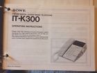 It-k300 Sony Dreamline Telephone Alarm
