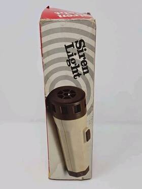 Jhi96 Jobar International Inc. Vtg 1980s Siren Light Search With Emergency Alarm. Tested And Working