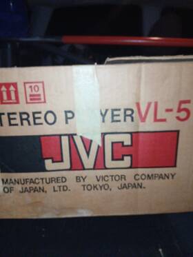 7921j Jvc Vl-5 Stereo Player Original Box Never Used Taken Out Of
