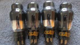 249b Kenrad Made 4 Nos Testing Dark Glass 2a3 Triode Audio Tubes