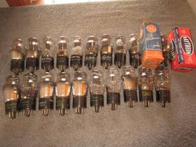 5v4g Kenrad Sylvania & Other 20 Tested And Radio Audio Tubes