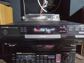Cd-404 Kenwood Tested And Working Black Nice 5 Disc Carousel Cd Player With Remote