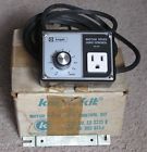 Kg-201 Knight Kit Vintage Motor Speed Lamp Brightness Control Box Mint