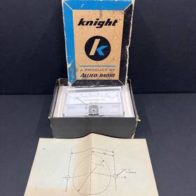 50uadc Knight 67f275 Allied Radio Panel Mircoamperes D.c. 0-50 3x4 1/2 Inch Stk # 67f237 Fs