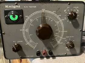 83y145 Knight Knightkit Signal Rc Tester Allied Radio Chicago Vintage Electronics Works