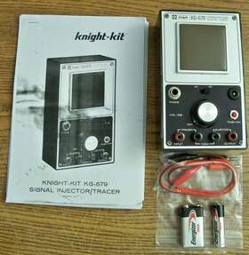 Kg-679 Knight Kit Signal Injector Tracer With Manual Leads Batteries Free Shipping