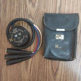 50-500v Knopp Vintage Phase Sequence Indicator Abc Untested For Parts Or Repair