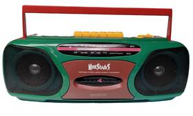 Ks-1512 Kool Shades Ks-1509 Portable Boombox Am Fm Radio Cassette Player Retro Working