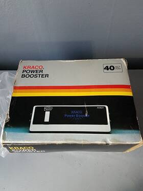 Pb-131b Kraco 131b Vintage Power Booster In Original Box Untested Model