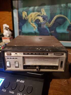 Ks-666 Kraco Car Auto 8-track And Fm Stereo Tape Player Untested