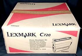 C720 Lexmark Photo Developer Kit Vintage Electronics Old Stock Sealed