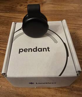 Ls-pt-01 Limitless. Ai Pendant - Black Open Box Rare Wearable Tech