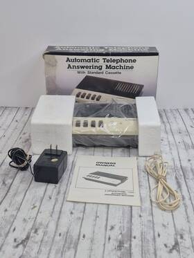 1100 Lonestar 088439000679 Automatic Answering Machine Model With Cassette New Open Box