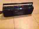 M7024a Sanyo Vtg Boombox Am Fm Radio Cassette Player Recorder 2way 4 Speakers