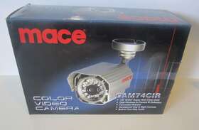Cam74cir Mace Security Color Camera With One Way Audio Surveillance Corded New