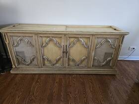Magnavox 1p3945 Vintage Mid-century Style Stereo Console / Media Cabinet
