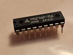 Mn2114p-15a Matsushita Mn2114 1kx4 Sram 2114 Static Ram 18-pin 16 Pcs In Total