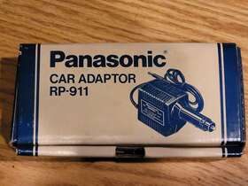 Rp-911 Matsushita Panasonic Car Adapter For Tape Recorders Nos - Electric