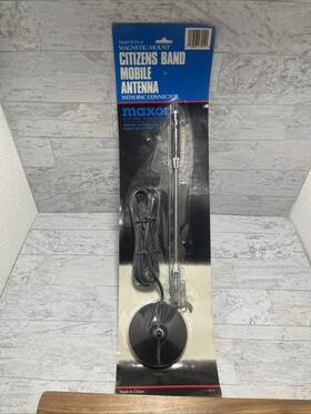 Wta-4 Maxon / Citizens Band Mobile Antenna Magnetic Mount 27 Mhz - Cb Radio Vintage New