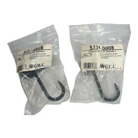 5331 Mcgill Lot Of 2 Fluorescent Work Lights Magnetic Base And Removable Hook Assy