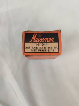 14-1044 Meissner Vintage Nos - Adjustable Ant 5.3 To 16.5 Mc