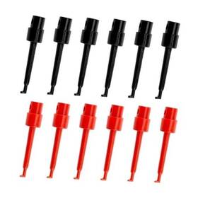 Cm020 Mezfrguo 12 Pcs Test Hook Clips Multimeter Kit Grabber Probe For Wire