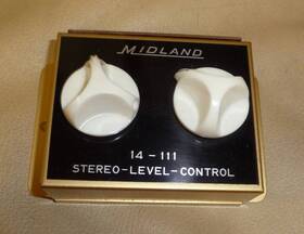 14-111 Midland Vintage Stereo Level Control Switch Box Controller