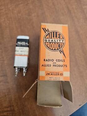 12-c7 Miller 455 Kc Input I.f. For Battery Radios