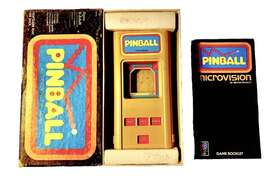 4952-31 Milton Bradley 1979 Vintage Microvision Pinball In Original Box With Instructions Works Great