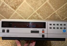 T-770s Minolta Video Tuner Vintage 1980s Av Unit Retro Recorder Tested