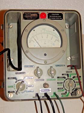 Ts-505d Model Engineering Inc Sn-929 Serviceable Military Vacuum Tube Voltmeter Ts-505d/u Powers Up With Manual On Cd
